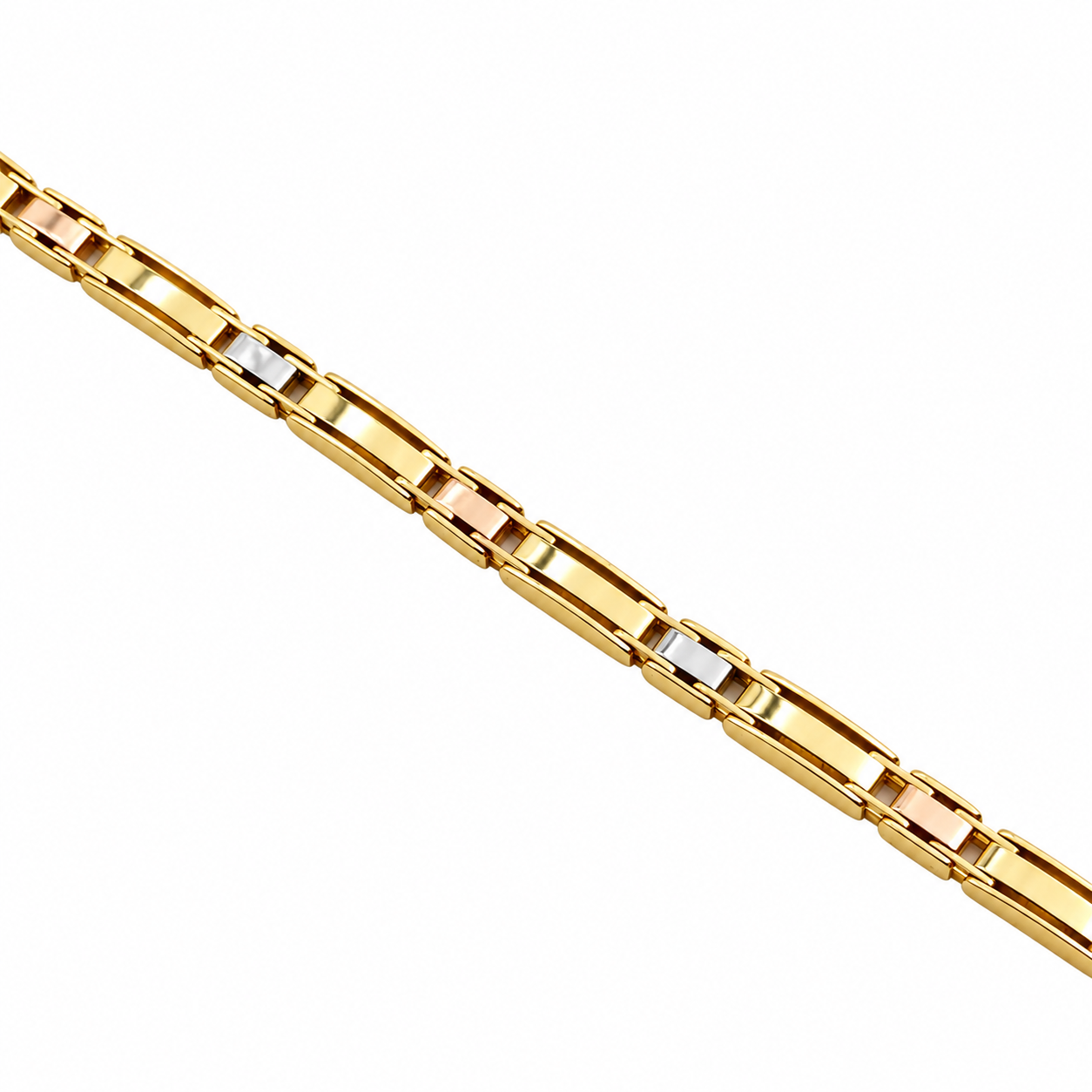 Bracciale - 18 carati Oro giallo, Oro bianco, Oro rosa - Made in Italy - Handmade