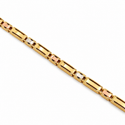 Bracciale - 18 carati Oro giallo, Oro bianco, Oro rosa - Made in Italy - Handmade