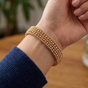 Bracciale - 18 carati Oro giallo - Made in Italy - Handmade