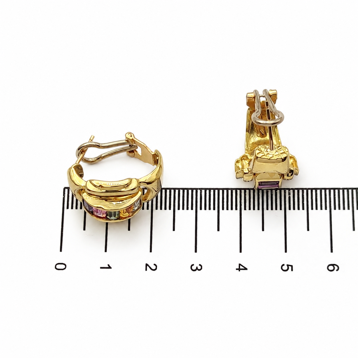 Orecchini - 18 carati Oro giallo - Made in Italy - Handmade