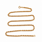 Collana - 18 carati Oro giallo - Made in Italy - Handmade