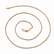 Collana - 18 carati Oro giallo - Made in Italy - Handmade