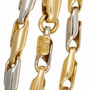 Bracciale - 18 carati Oro giallo, Oro bianco - Handmade - Made in Italy
