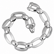 Bracciale - 18 carati Oro bianco - Made in Italy -Handmade