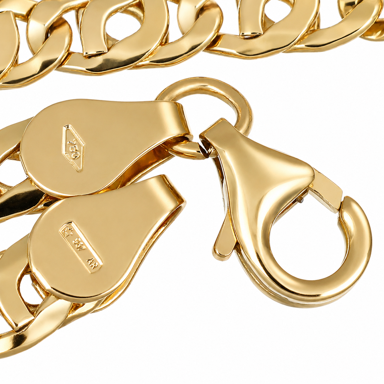 Bracciale - 18 carati Oro giallo - Made in Italy -Handmade