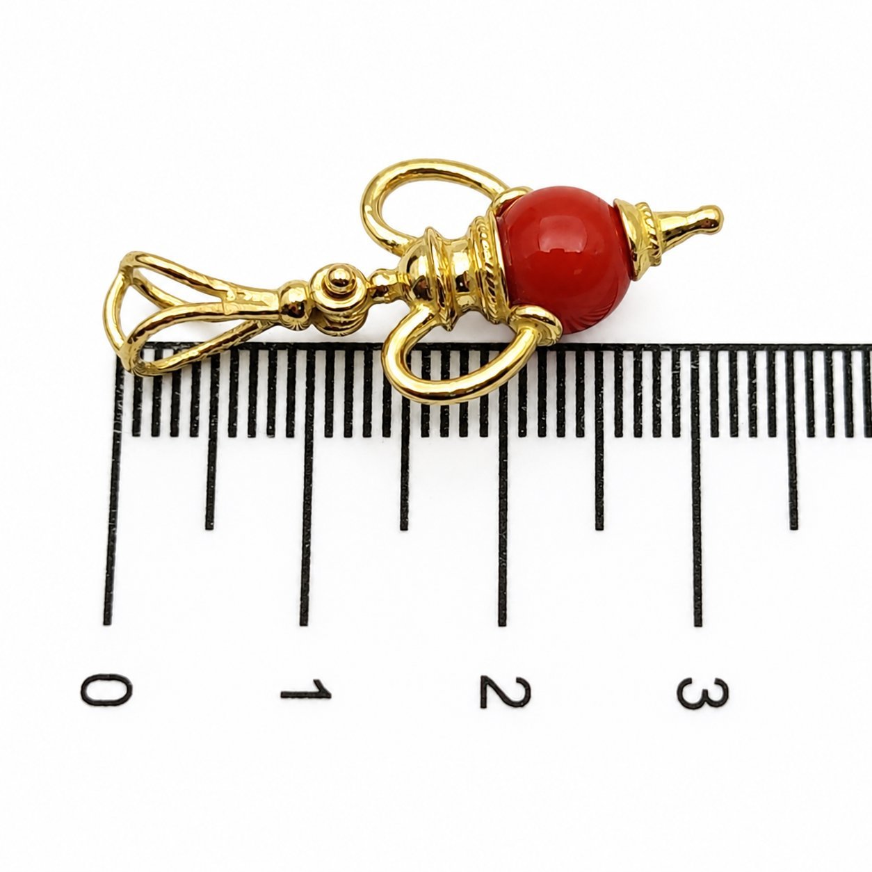 Ciondolo - 18 carati Oro giallo - Made in Italy - Handmade