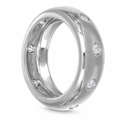 Anello - 18 carati Oro bianco - 0.32ct. tw. Diamante (Naturale)