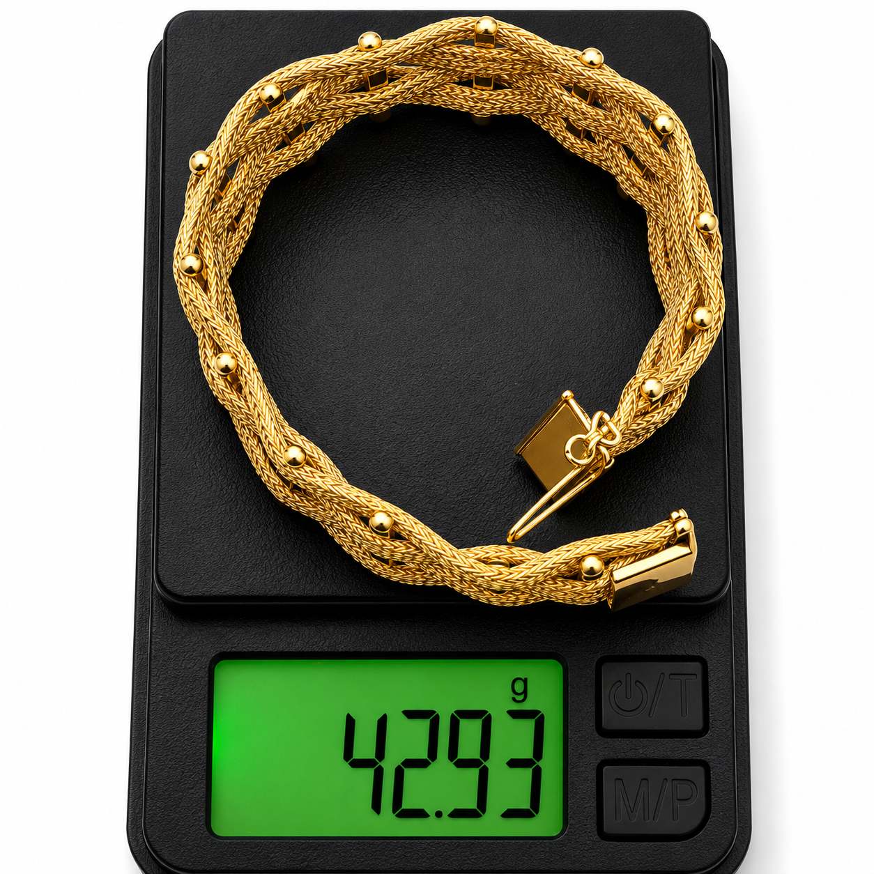 Bracciale - 18 carati Oro giallo - Made in Italy - Handmade