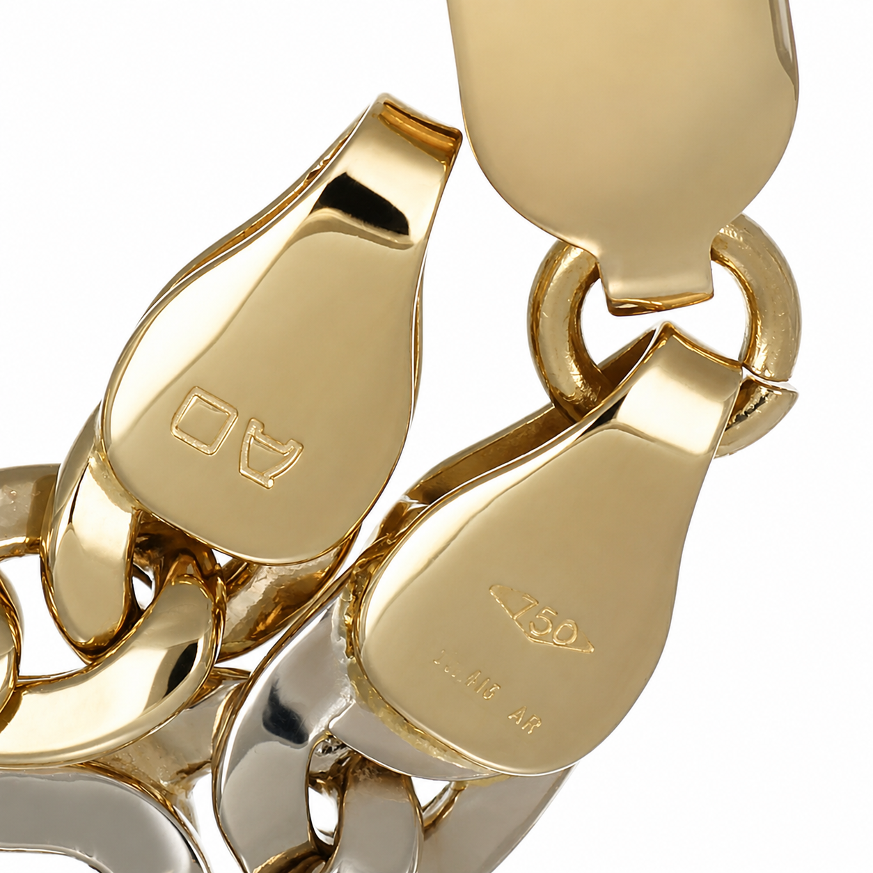 Bracciale - 18 carati Oro giallo, Oro bianco - Handmade - Made in Italy