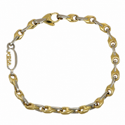 Bracciale - 18 carati Oro giallo, Oro bianco - Handmade - Made in Italy