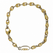 Bracciale - 18 carati Oro giallo, Oro bianco - Handmade - Made in Italy