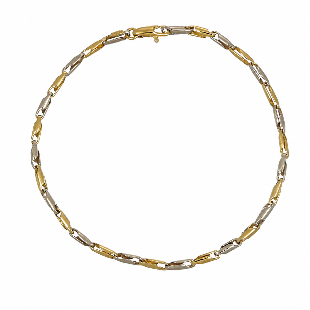 Bracciale - 18 carati Oro giallo, Oro bianco - Handmade - Made in Italy
