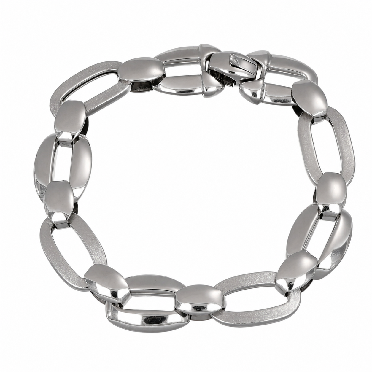 Bracciale - 18 carati Oro bianco - Made in Italy -Handmade