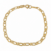 Bracciale - 18 carati Oro giallo - Made in Italy -Handmade