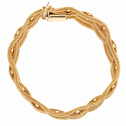 Bracciale - 18 carati Oro giallo - Made in Italy - Handmade