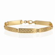 Bracciale - 18 carati Oro giallo - Made in Italy - Handmade
