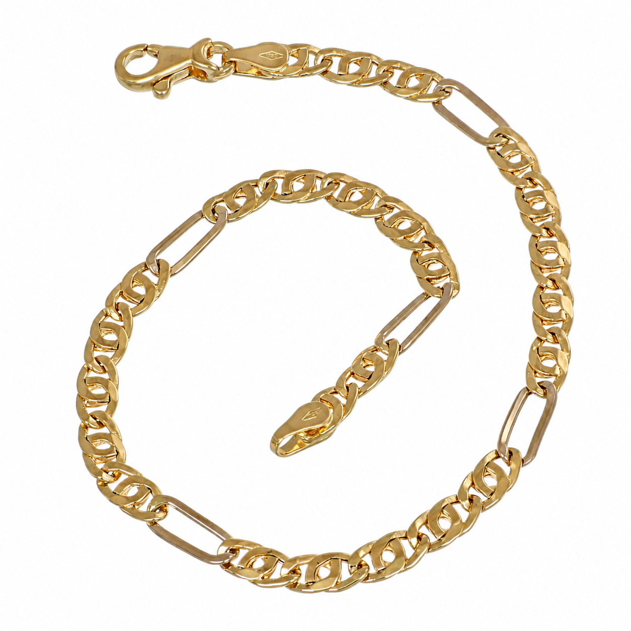 Bracciale - 18 carati Oro giallo, Oro bianco - Handmade - Made in Italy