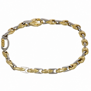 Bracciale - 18 carati Oro giallo, Oro bianco - Handmade - Made in Italy