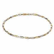 Bracciale - 18 carati Oro giallo, Oro bianco - Handmade - Made in Italy