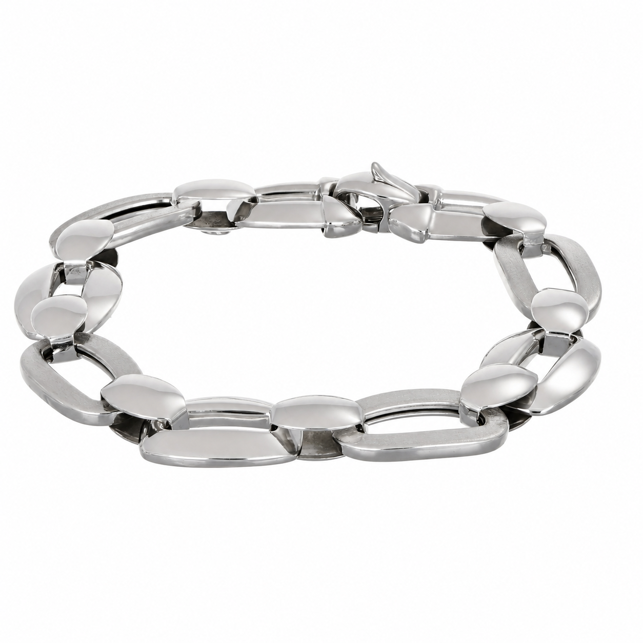Bracciale - 18 carati Oro bianco - Made in Italy -Handmade
