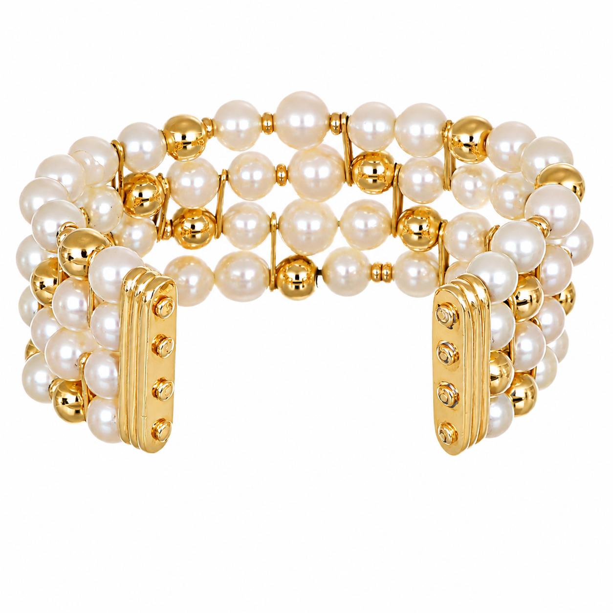 Bracciale - 18 carati Oro giallo - Perla