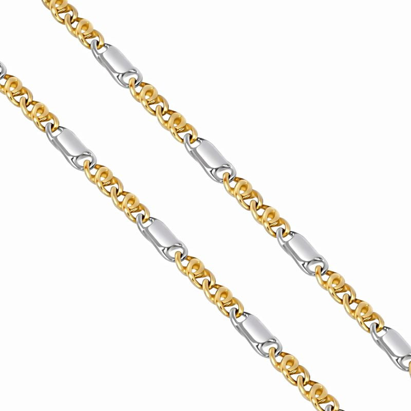 Collana con ciondolo - 18 carati Oro giallo, Oro bianco