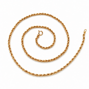 Collana - 18 carati Oro giallo - Made in Italy - Handmade
