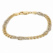 Bracciale - 18 carati Oro giallo, Oro bianco - Handmade - Made in Italy