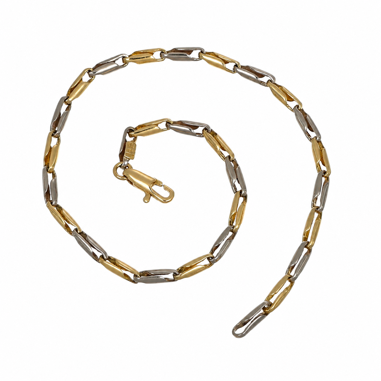 Bracciale - 18 carati Oro giallo, Oro bianco - Handmade - Made in Italy