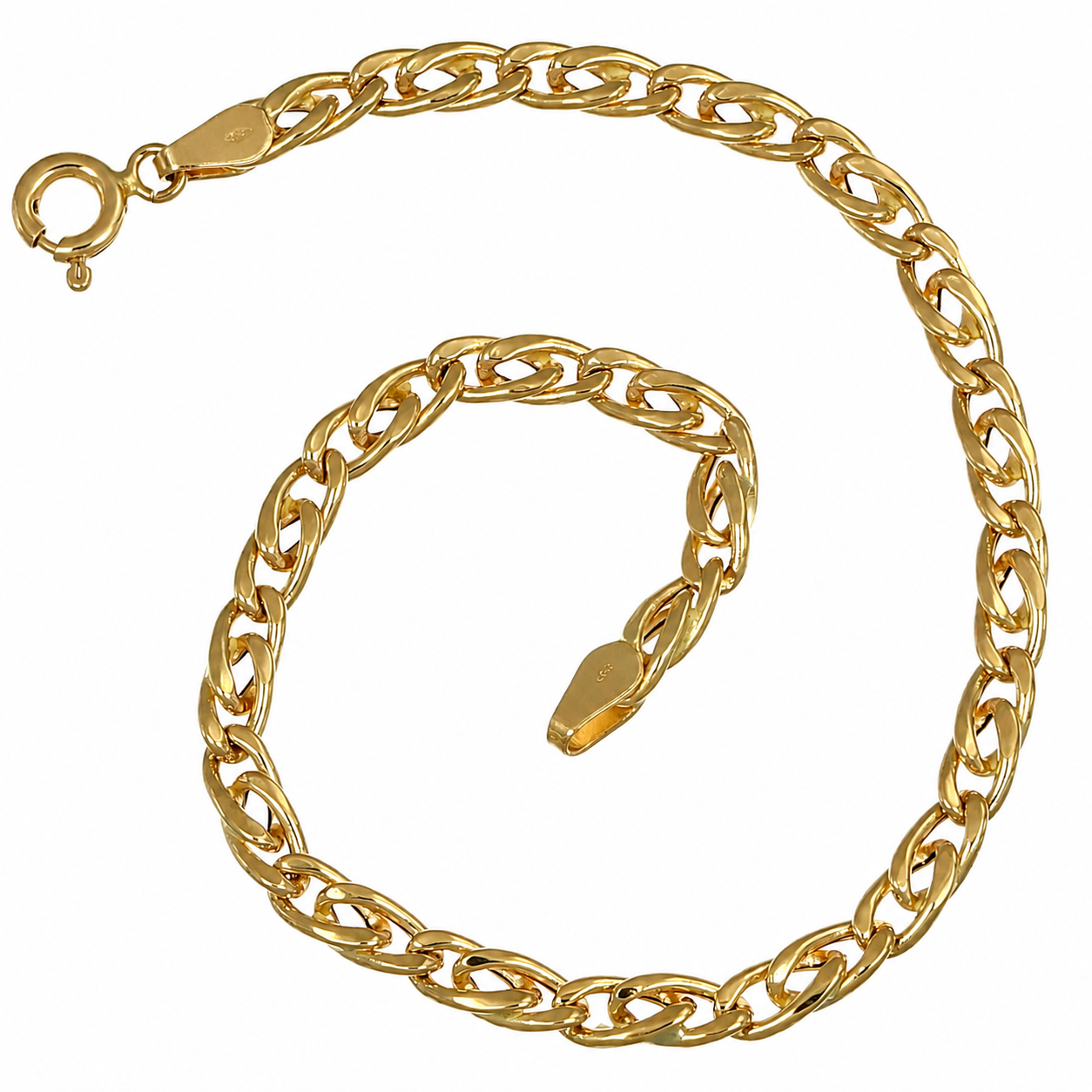 Bracciale - 18 carati Oro giallo - Made in Italy -Handmade