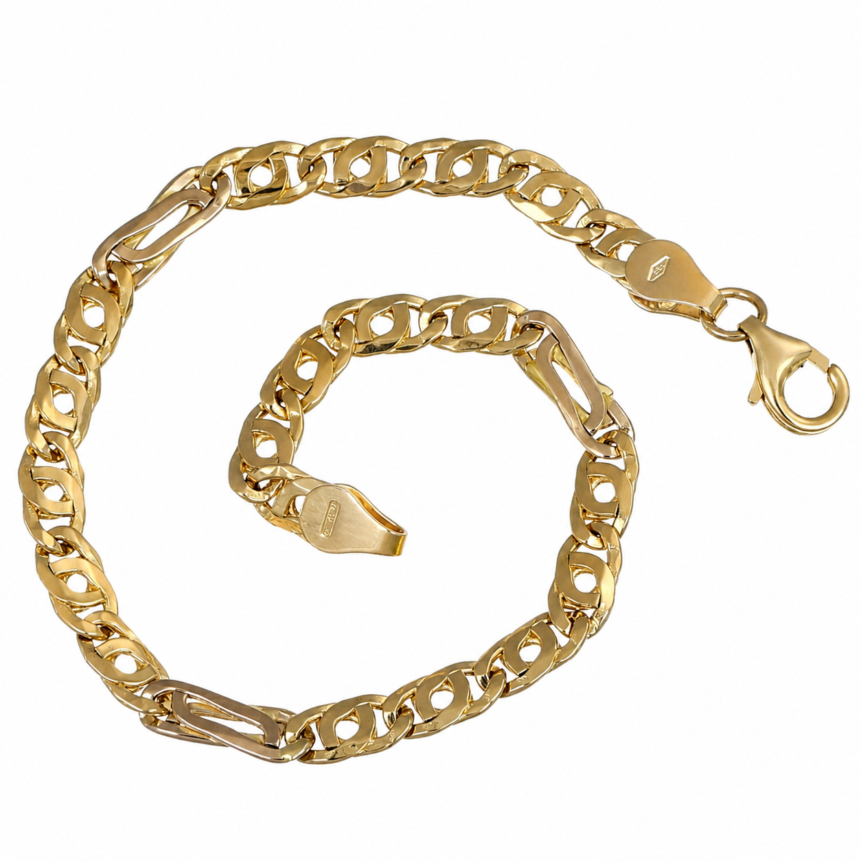 Bracciale - 18 carati Oro giallo - Made in Italy -Handmade
