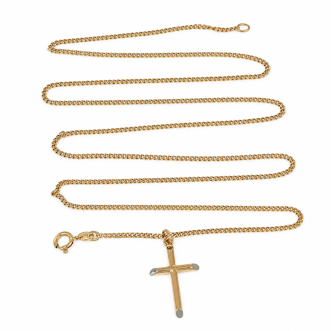 Collana con ciondolo - 18 carati Oro giallo - Made in Italy - Handmade