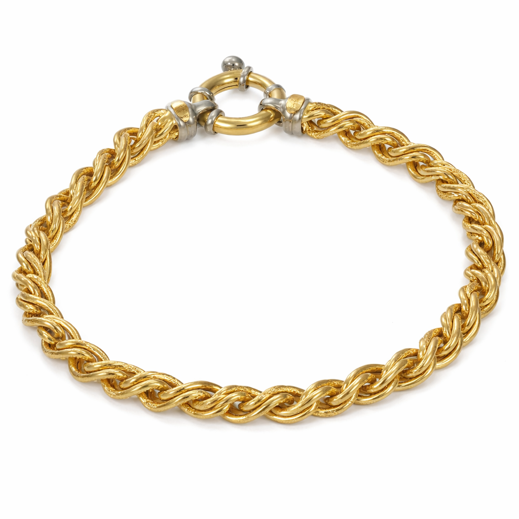 Bracciale - 18 carati Oro giallo, Oro bianco