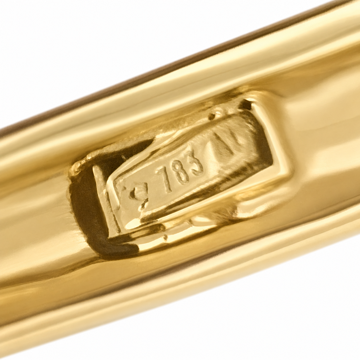 Spilla - 18 carati Oro giallo - 0.42ct. tw. Rubino - Diamante - Made in Italy - Handmade