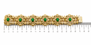 Bracciale - 18 carati Oro giallo - 7.50ct. tw. Giada - Diamante