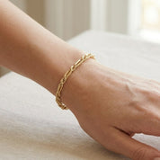 Bracciale - 18 carati Oro giallo - Handmade - Made in Italy