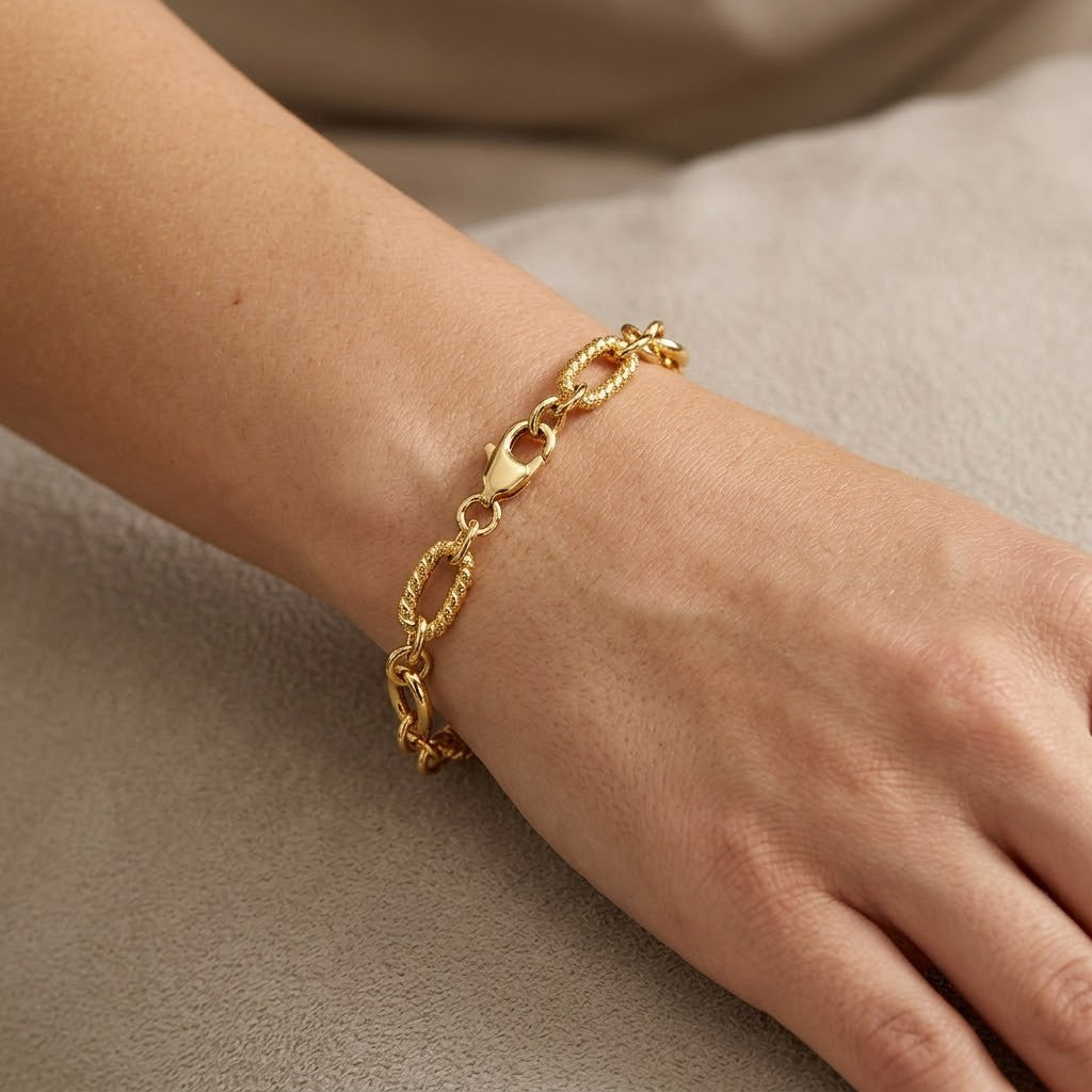 Bracciale - 18 carati Oro giallo - Handmade