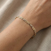 Bracciale - 18 carati Oro bianco, Oro giallo