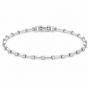 Bracciale - 18 carati Oro bianco, Alfieri & St. John - 0.72ct. tw. Diamante (Naturale)