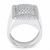 Anello - 18 carati Oro bianco - 1.08ct. tw. Diamante (Naturale) - Made in Italy - Handmade