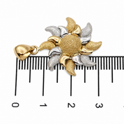 Ciondolo - 18 carati Oro bianco, Oro giallo - Made in Italy - Handmade