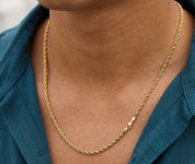 Collana - 18 carati Oro giallo, Oro bianco - Made in Italy - Handmade