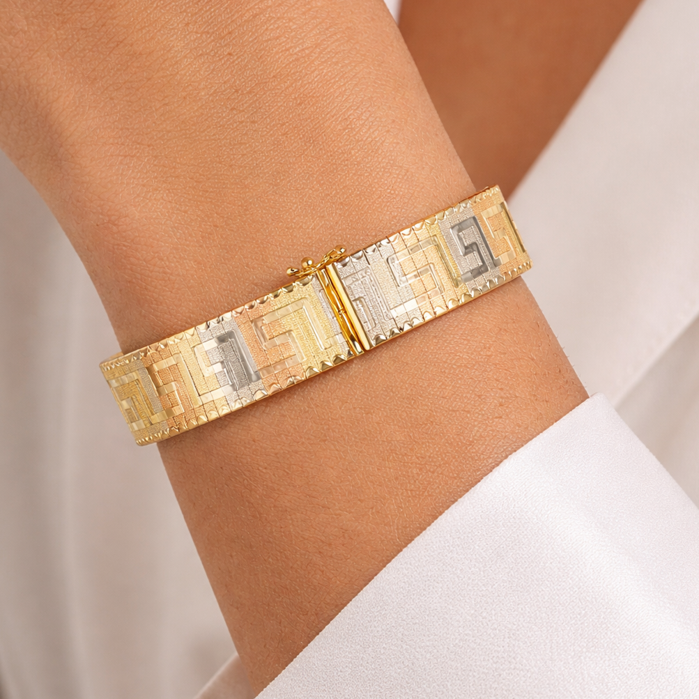 Bracciale - 18 carati Oro bianco, Oro giallo, Oro rosa
