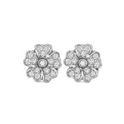 Orecchini - 18 carati Oro bianco - 0.64ct. tw. Diamante