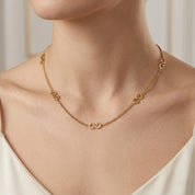 Collana - 18 carati Oro giallo - Made in Italy - Handmade