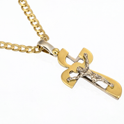 Collana con ciondolo - 18 carati Oro bianco, Oro giallo