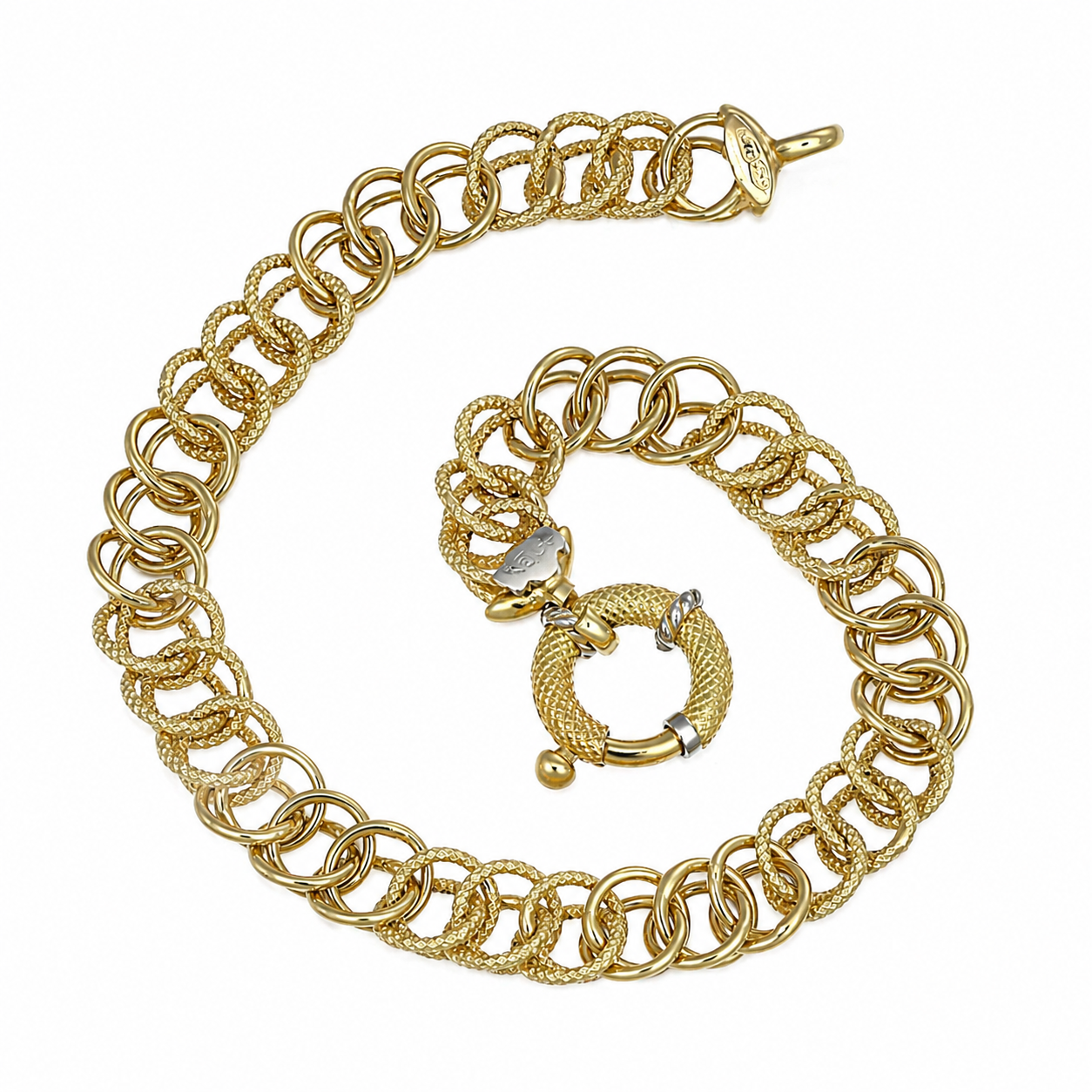 Bracciale - 18 carati Oro giallo - Made in Italy - Handmade