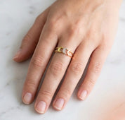 Anello - 18 carati Oro giallo, Oro rosa, Oro bianco