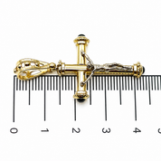 Ciondolo - 18 carati Oro giallo, Oro bianco - 0.30ct. tw. Zaffiro - Made in Italy - Robita