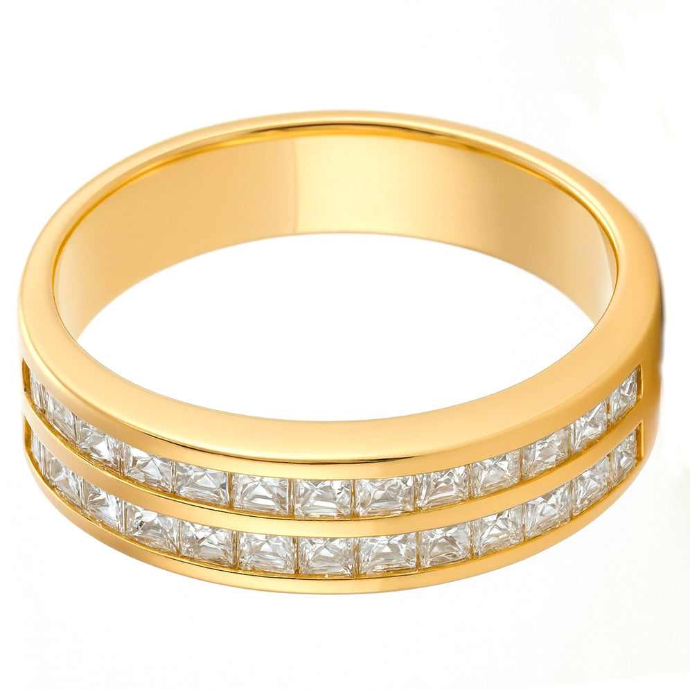 Anello - 18 carati Oro giallo - 0.33ct. tw. Diamante (Naturale)